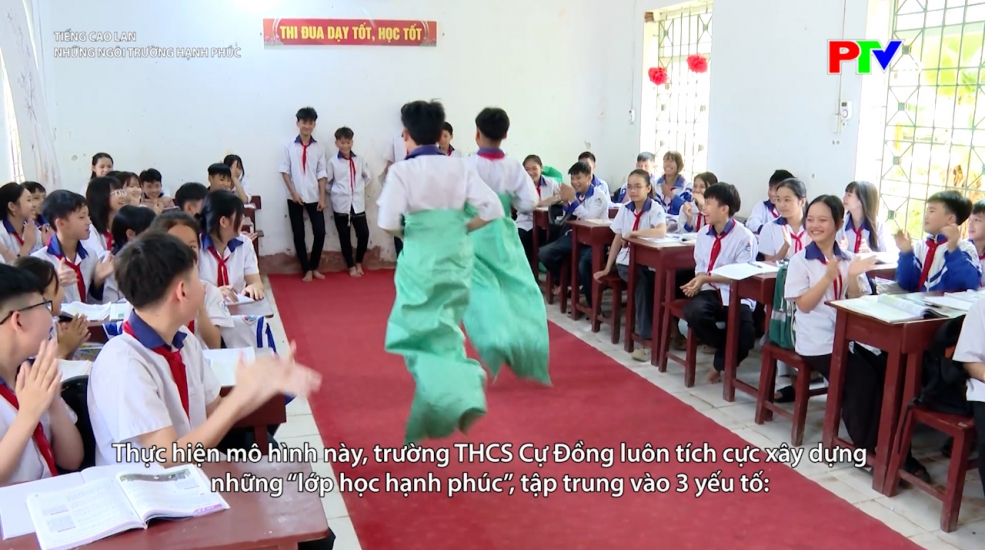 Tiếng Cao Lan - Những ngôi trường hạnh phúc