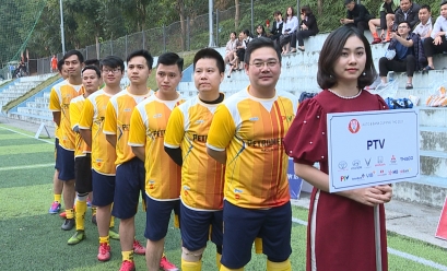 Đội bóng PTV tham gia Auto & Bank Cup Phú Thọ 2021