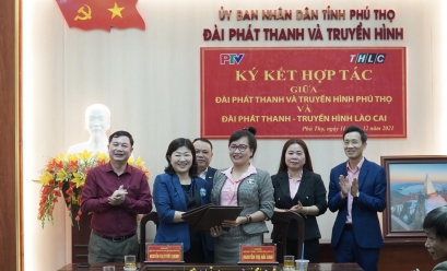 Ký kết hợp tác giữa Đài Phát thanh và Truyền hình Phú Thọ và Đài Phát thanh – Truyền hình Lào Cai