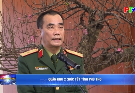 Quân khu 2 chúc Tết tỉnh Phú Thọ