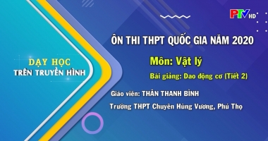 Môn Vật lý lớp 12 : Dao động cơ (Phần 2)