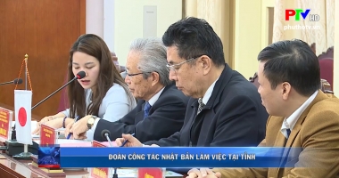 Đoàn công tác của Nhật Bản làm việc tại tỉnh