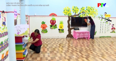 Giáo dục và đào tạo – Chỉnh trang trường lớp chuẩn bị cho năm học mới