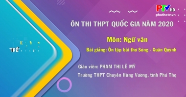 Môn Ngữ Văn lớp 12 - Ôn tập bài thơ "Sóng" - Xuân Quỳnh