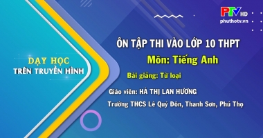 Môn Tiếng Anh lớp 10 - Từ Loại