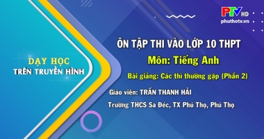 Môn Tiếng Anh lớp 9 - Các thì thường gặp (Phần 2)