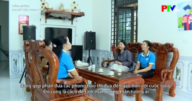 Tiếng Mường - Phụ nữ tiên phong trong các phong trào thi đua