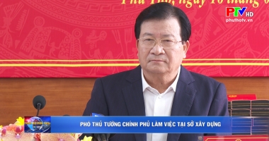 Phó Thủ tướng Chính phủ làm việc tại sở xây dựng