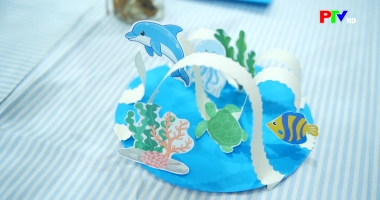 Sáng tạo cùng bé - Đại dương từ giấy của bé