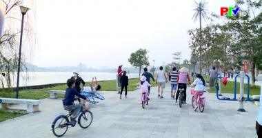 Người dân rèn luyện để phòng chống Covid19