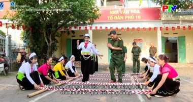 Tiếng Mường - Múa sạp: Khúc hoan ca ngày chiến thắng