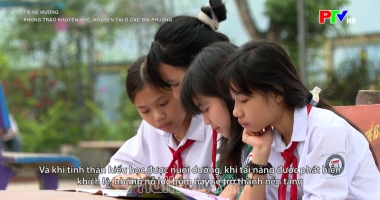 Tiếng Mường - Phong trào khuyến học, khuyến tài ở các địa phương