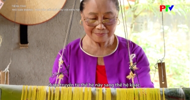 Tiếng Thái - Thổ cẩm Mường: Hoa văn nối quá khứ với hiện tại