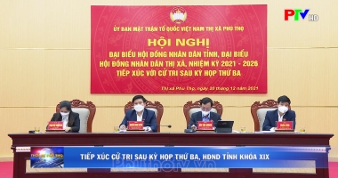 Tiếp xúc cử tri sau kỳ họp thứ ba, HĐND tỉnh khóa XIX