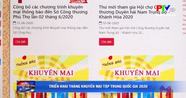 Triển khai tháng khuyến mại tập trung Quốc gia 2020