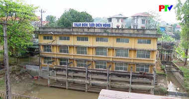 Trạm bơm "treo giỏ" và nỗi lo cứu đồng, cứu ruộng