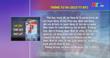 Văn bản chính sách pháp luật từ 21-3 đến 23-3