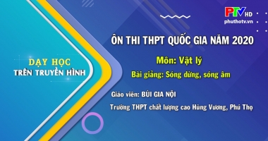 Môn Vật lý - lớp 12: Sóng âm, sóng dừng