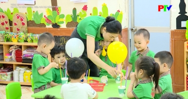 Phóng sự: Phú Thọ thí điểm chương trình giáo dục mầm non mới