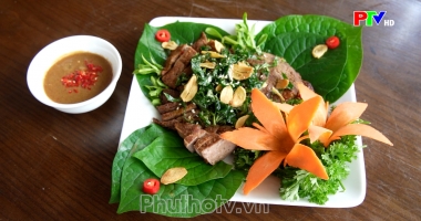 Thức ngon đất Tổ - Trâu nướng tảng