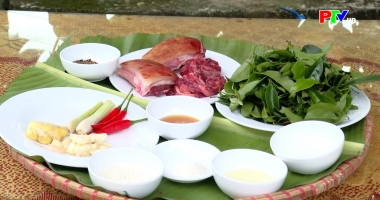 Thức ngon đất Tổ - Thịt trâu nấu lá Lồm