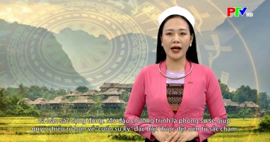 Tiếng Mường: Sắc chàm trên vải - cuốn sử ký bằng hoa văn