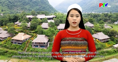 Tiếng Thái - Những bông hoa đẹp học tập và làm theo lời Bác