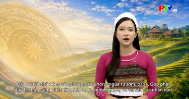 Tiếng Thái - Xây dựng lá chắn phòng chống thiên tai từ cơ sở