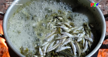 Thức ngon Đất Tổ – Canh rau sắn muối chua