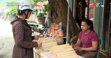 Nâng tầm thương hiệu - Cơm lam Mường Động, giữ vị núi rừng