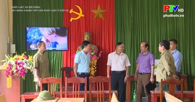 Xây dựng chuẩn tiếp cận pháp luật ở cấp xã