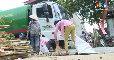 Xây dựng nông thôn mới - Thu gom rác thải nông thôn