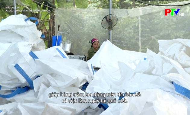 Tiếng Cao Lan - Tạo việc làm bền vững cho người lao động