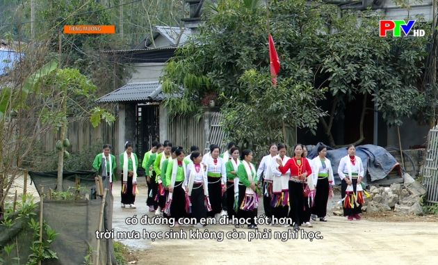 Tiếng Mường - Đường mới đón xuân về bản