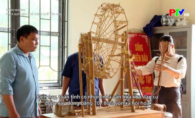 Tiếng Mường - Phát huy hiệu quả thiết chế văn hóa