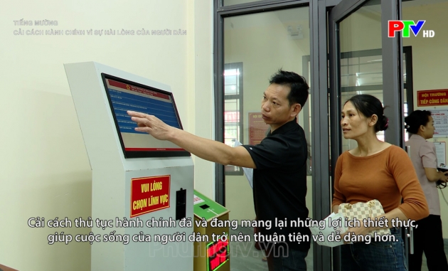 Tiếng Mường - Cải cách hành chính vì sự hài lòng của người dân
