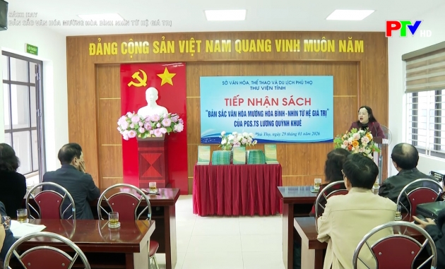 Sách hay - Bản sắc văn hóa Mường Hòa Bình nhìn từ hệ giá trị